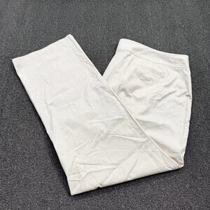 Lane Bryant Womens Beige Stretch Twill Trouser Pants Plus Size 26 Tall